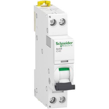 Schneider - A9P52640 - Interruttore magnetotermico iC40a 1P+N C 40A 4500A